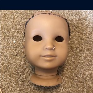 American girl doll head